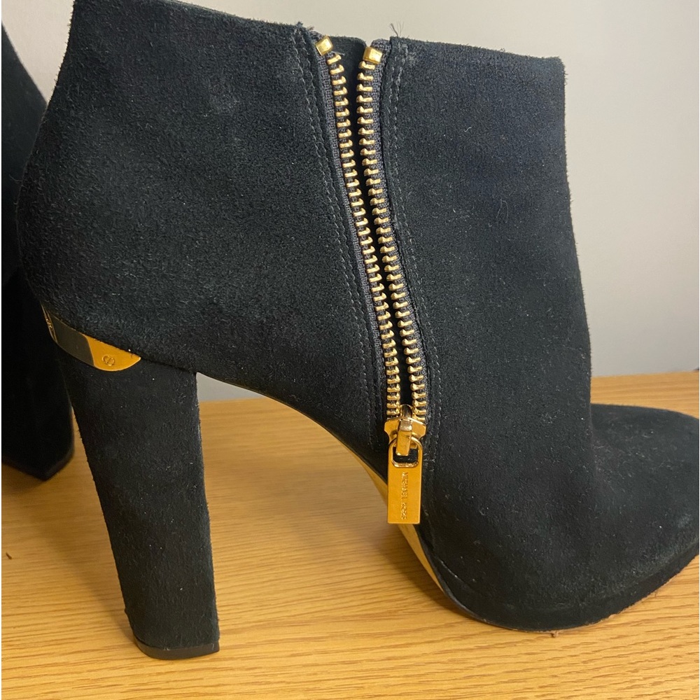 Michael Kors Suede High Heel Booties